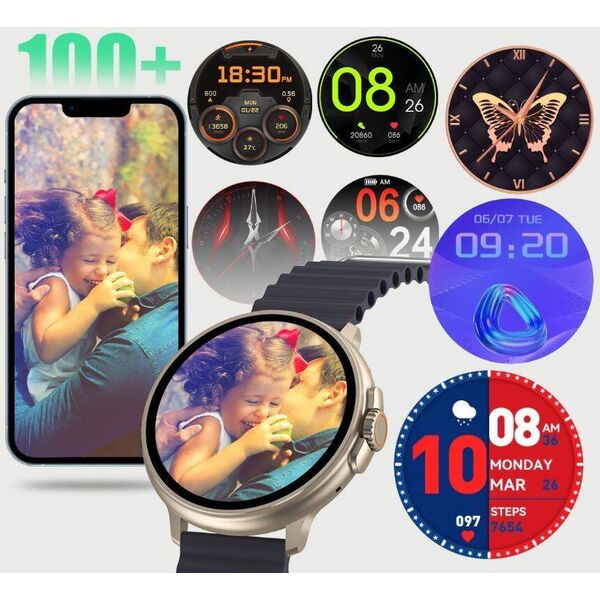 Smartwatch Rubicon Rncf15 Pomarańczowy  (RNCF15)