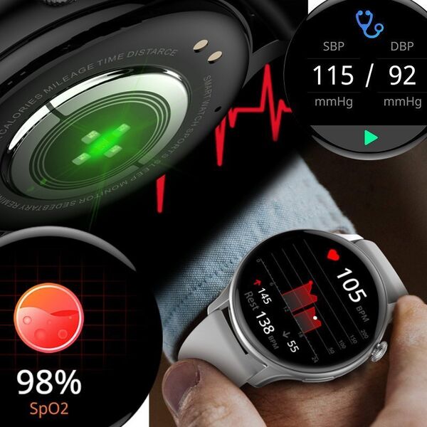 Smartwatch Rubicon RNCF10 Różowy