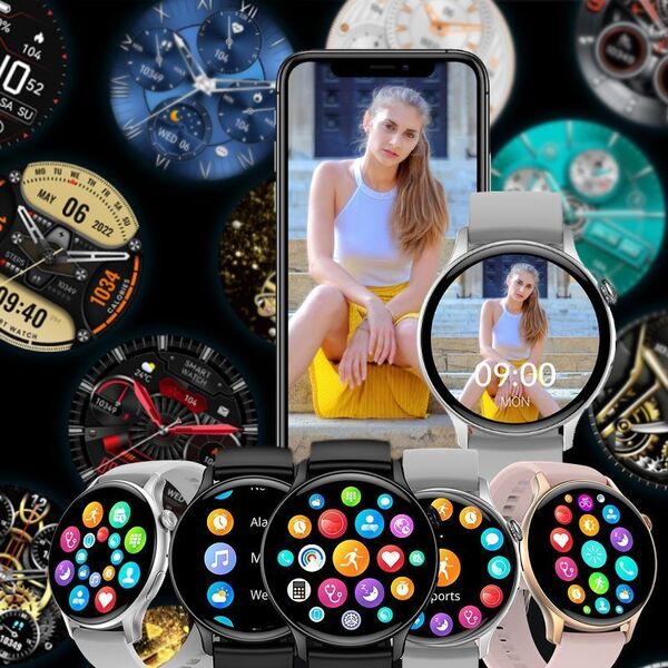 Smartwatch Rubicon RNCF10 Różowy
