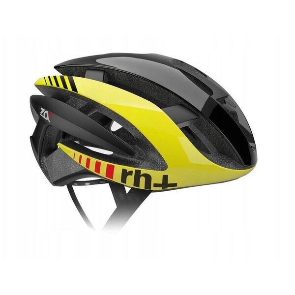 Kask rowerowy zeroRH+ Z Alpha SHINY BLACK/SHINY YELLOW XS/M