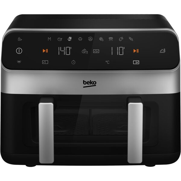 Beko FRL6488 Podwójny 9,5 l Autonomiczny 2400 W Frytkownica na gorące powietrze Czarny
