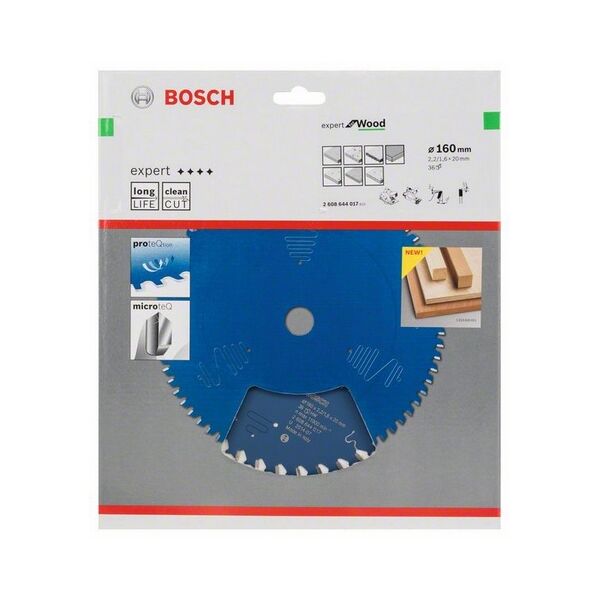 Bosch Tarcza pilarska Expert for Wood 160 x 20mm 36z (2608644017)