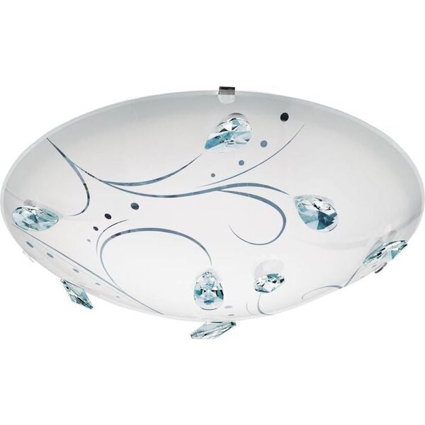 Lampa sufitowa EGLO Plafon sufitowy szklany Eglo SORRENTA 1 LED 95689