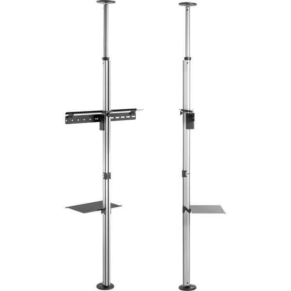 Maclean Uchwyt TV teleskopowy, sufitowo-podłogowy z półką MC-791N 37"-70" max 30kg