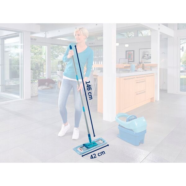 LEIFHEIT Floor brush with folding cat box Profi XL super soft 42cm 4006501554574