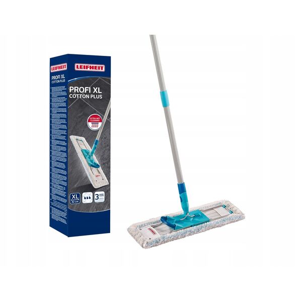 LEIFHEIT Floor brush with folding cat box Profi XL cotton plus 42cm 4006501554567