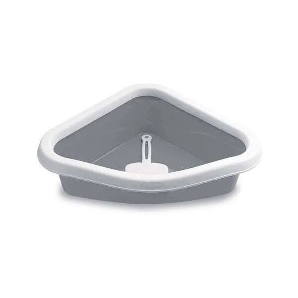 Corner poop toilet Sprint Corner 56x40x14cm white/grey 8003507966185