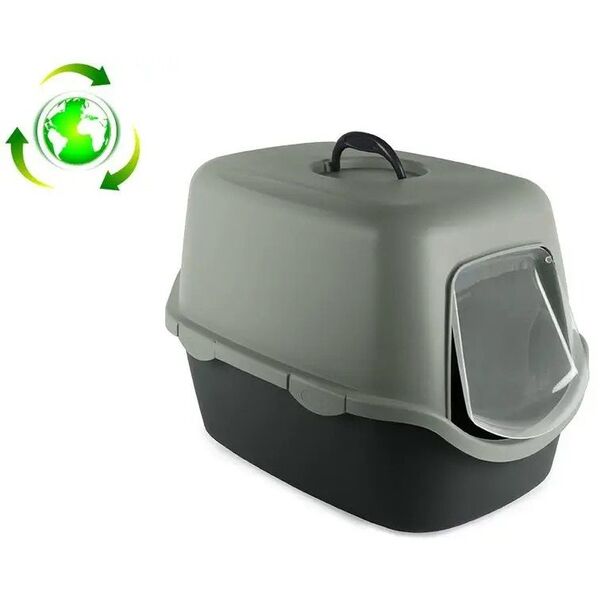 Poop toilet Cathy 56x40x40cm grey/green 8003507986756