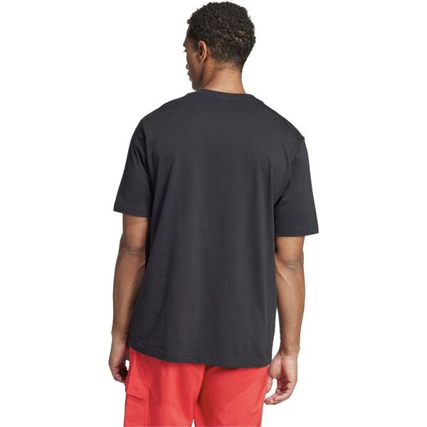 Koszulka męska adidas Essentials Linear Single czarna JE8993 L