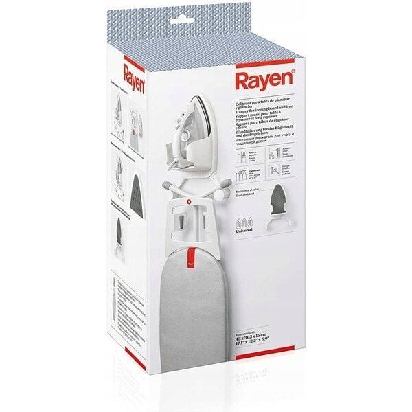 RAYEN Ironing board and iron holder with silicone 012100