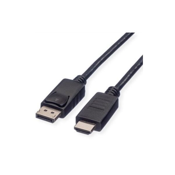 ROLINE RM Καλώδιο DisplayPort, DP - HDTV, M/M, μαύρο, 1 m