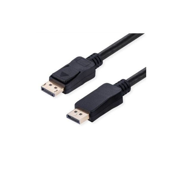 Καλώδιο DisplayPort VALUE, v2.1, 10K@60Hz, 40Gbit/s, UHBR10, DP-DP, M/M, μαύρο, 1 m