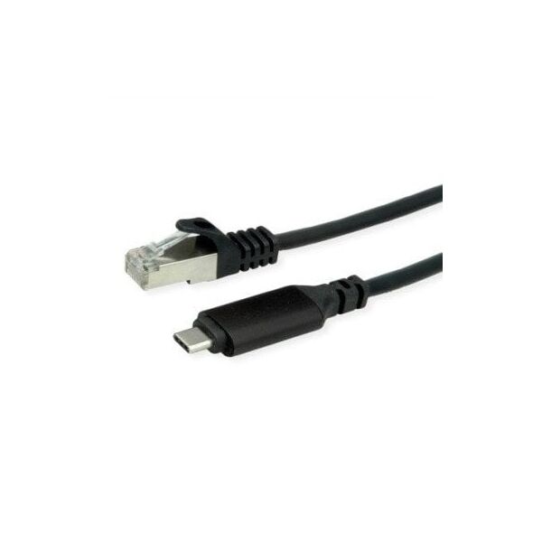 Μετατροπέας καλωδίου Roline USB 3.2 Gen 2 σε Gigabit Ethernet, μαύρο, 1,5 m
