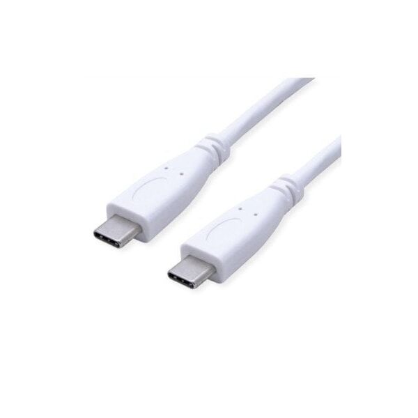 Καλώδιο VALUE USB 3.2 Gen 2, PD (Power Delivery) 20V5A, με Emark, C-C, M/M, λευκό, 1 m
