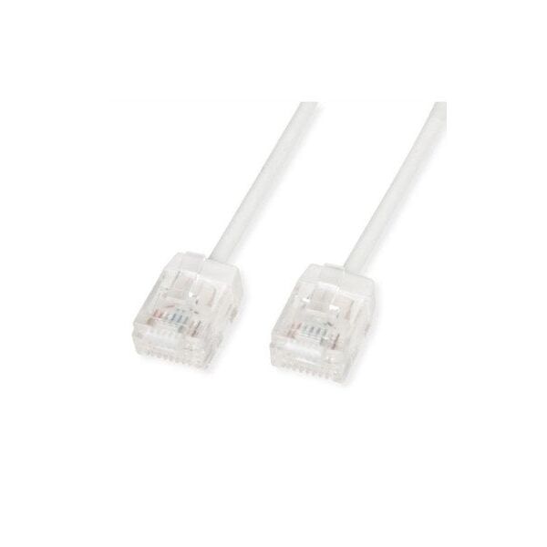 ROLINE UTP Data Center Patch Cord Cat.6A (Class EA), LSOH, Slim, Ultra Short Connector, λευκό, 5 μ