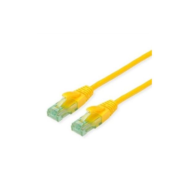 ROLINE RM UTP Patch Cord Cat.6A, κίτρινο, 1 μ