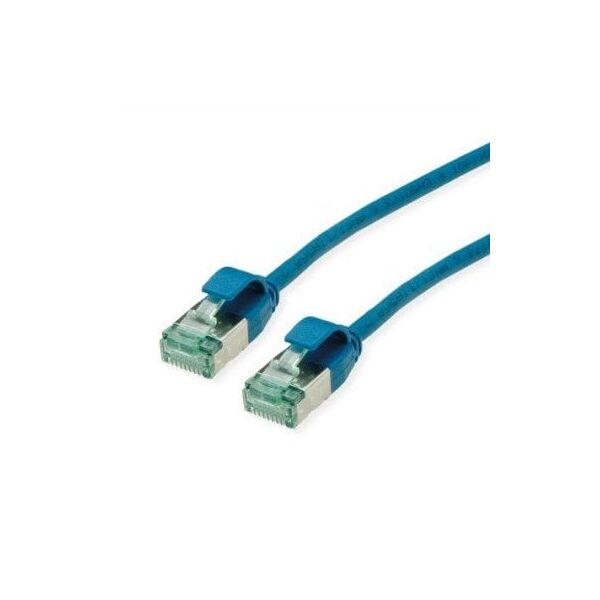 ROLINE RM U/FTP Καλώδιο Patch DataCenter Cat.6A (Class EA), λεπτό, μπλε, 1 m