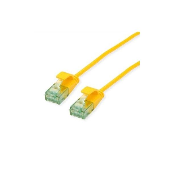 ROLINE RM UTP Data Center Patch Cord Cat.6A (Class EA), λεπτός, κίτρινος, 2 m