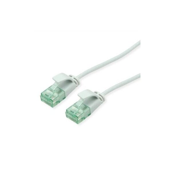 ROLINE RM UTP Καλώδιο Patch Data Center Cat.6A (Class EA), λεπτό, γκρι, 1 m