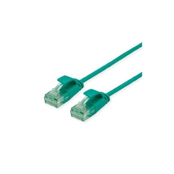 ROLINE RM UTP Data Center Patch Cord Cat.6A (Class EA), λεπτό, πράσινο, 1,5 m