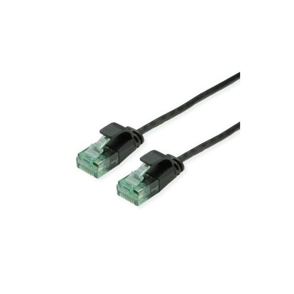 ROLINE RM UTP Data Center Patch Cord Cat.6A (Class EA), στενός, μαύρος, 1 μ