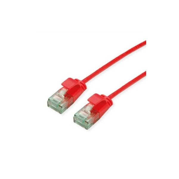 ROLINE RM UTP Data Center Patch Cord Cat.6A (Class EA), στενός, κόκκινος, 3 μ