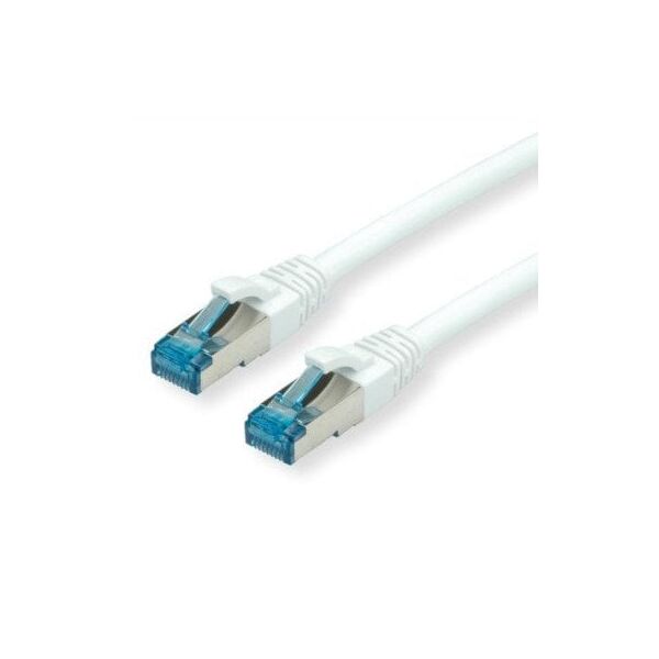 VALUE S/FTP Patch Cord Cat.6A (Class EA), λευκό, 0,15 μ