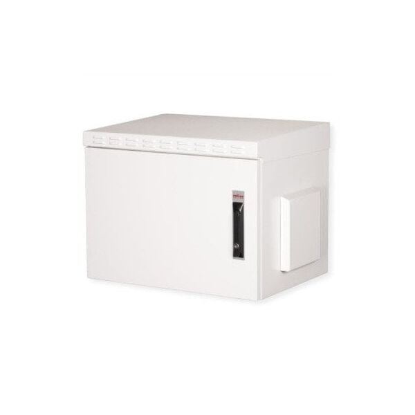 ROLINE 19-ιντσών επιτοίχια θήκη Pro 7 U, 600x450 WxD IP55 γκρι εξωτερική