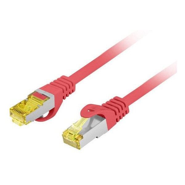 PATCHCORD ΚΑΤ.6A S/FTP LSZH CU 20M ΚΟΚΚΙΝΟ FLUKE PASSED LANBERG