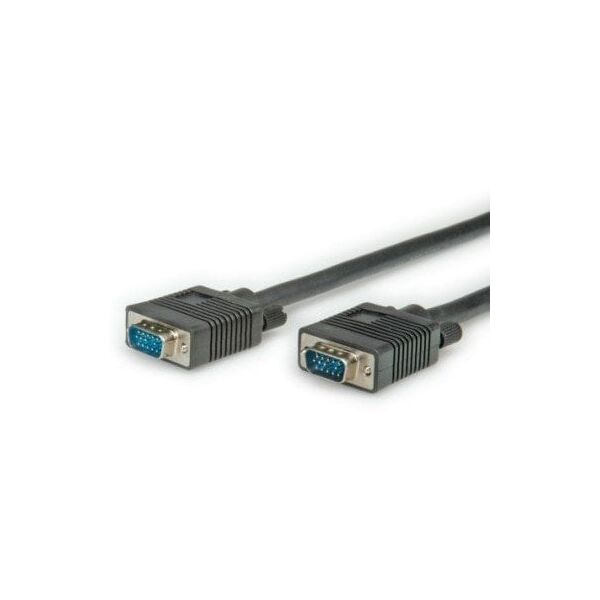 Καλώδιο SVGA, HD15 M - HD15 M, μαύρο, 10 μ