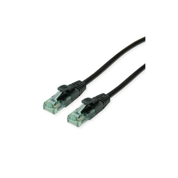 ROLINE RM UTP Patch Cord Cat.6A, czarny, 0,3 m
