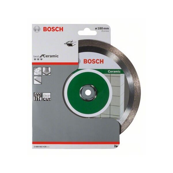 Bosch Diamentowa tarcza tnąca BETTER FOR CERAMIC 180x25,4mm 2608602635