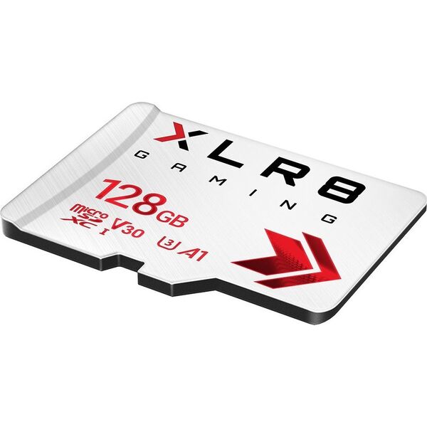 Karta PNY XLR8 Gaming MicroSDXC 128 GB Class 10 UHS-I/U3 A1 V30 (P-SDU128V32100XR-GE)