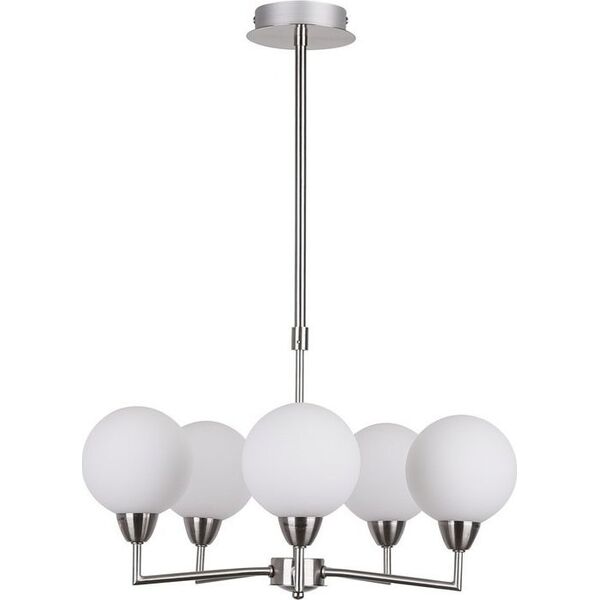 Lampa wisząca Candellux LOGOS LAMPA WISZĄCA SATYNOWY 35-05458 5X25W G9