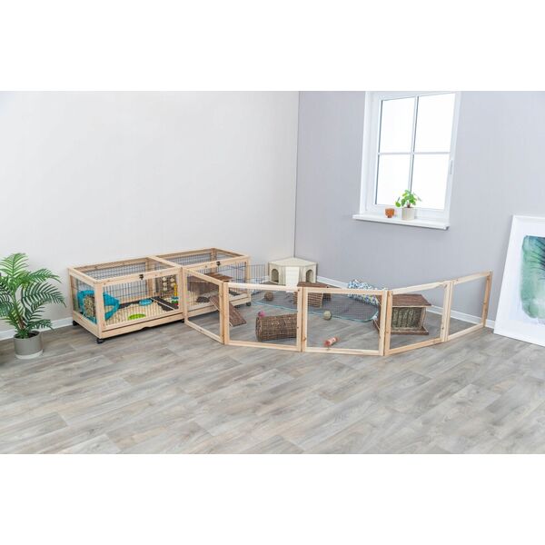 Trixie TRIXIE 62487, Farm, Guinea pig, Rabit, Wood, Metal, Wood, 1500 mm, 600 mm