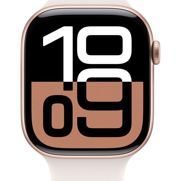 Smartwatch Apple Watch 10 GPS 42mm Rose Gold Alu M/L Różowy (MWWJ3)