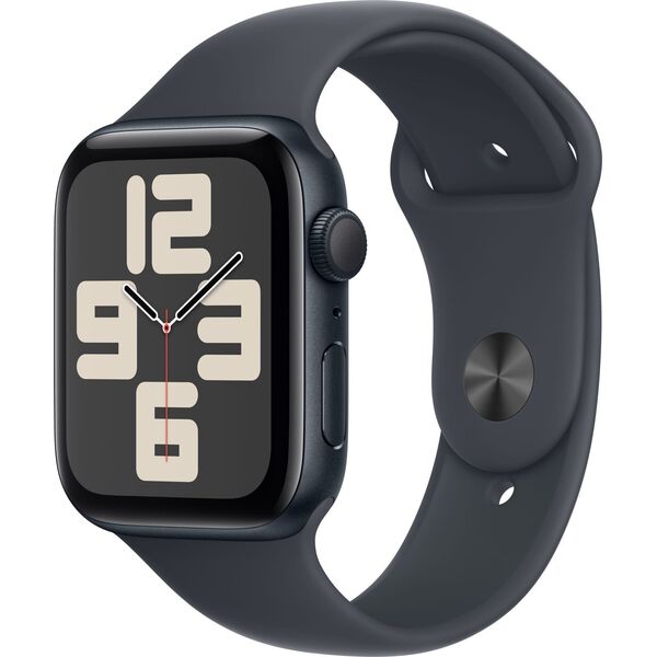Smartwatch Apple Watch SE Gen.2 GPS 44mm Midnight Alu Sport S/M Czarny (MXEJ3)