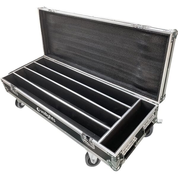 EVOLIGHTS GLAZE BAR CASE 4IN1 solidna skrzynia transportowa z kółkami na 4 listwy oświetleniowe