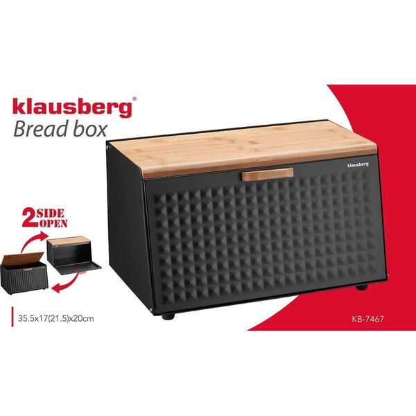 Chlebak Klausberg drewniano-stalowy  (KB-7467)