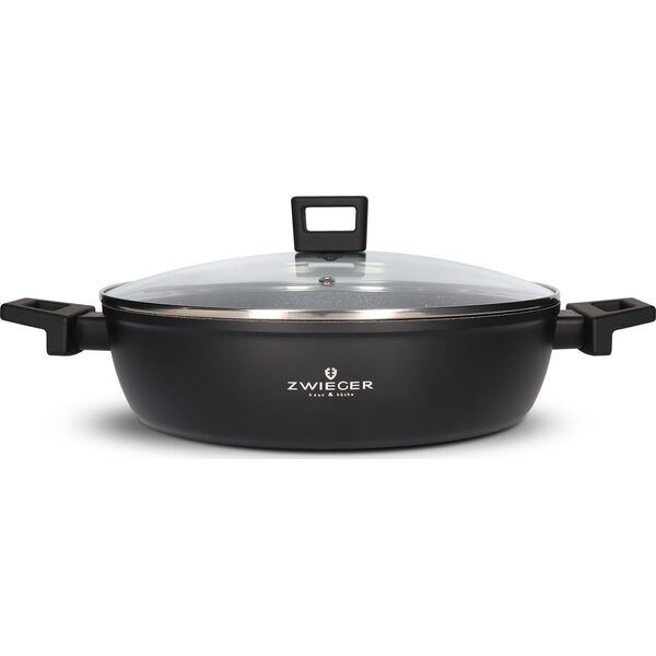 Zwieger ZWIEGER GARNEK FORTE PŁASKI Z POKRYWKĄ 28cm