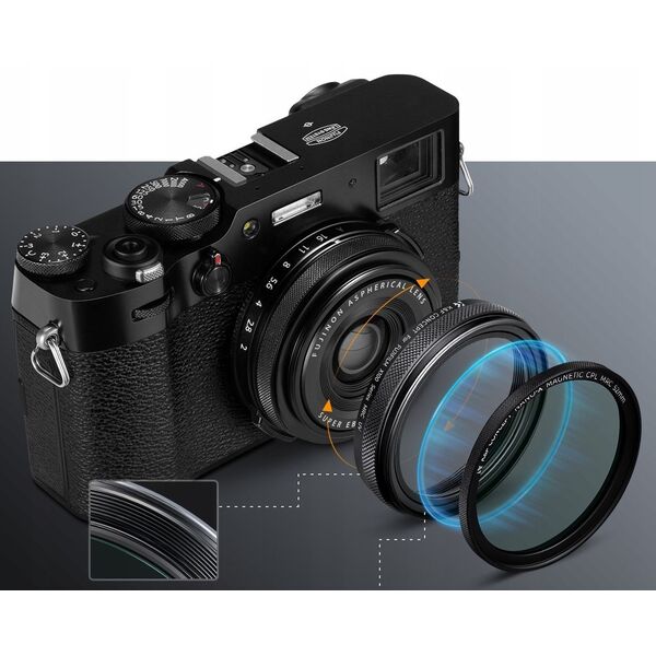 Filtr UV Nano-X MRC K&F CONCEPT do FujiFilm X100 X100S X100V X100F X100VI / KF01.2882