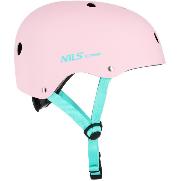 MTW001-1 KASK RÓŻOWY ROZM. M(55-58CM) NILS EXTREME