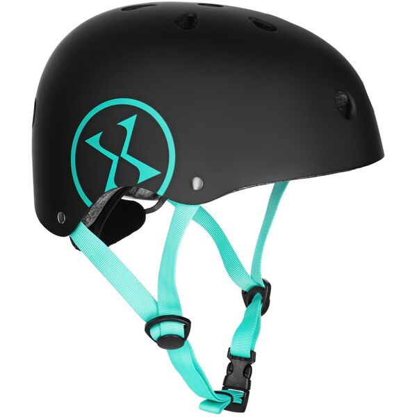 MTW001-1 KASK CZARNO-NIEBIESKI ROZM. L(58-61CM) NILS EXTREME