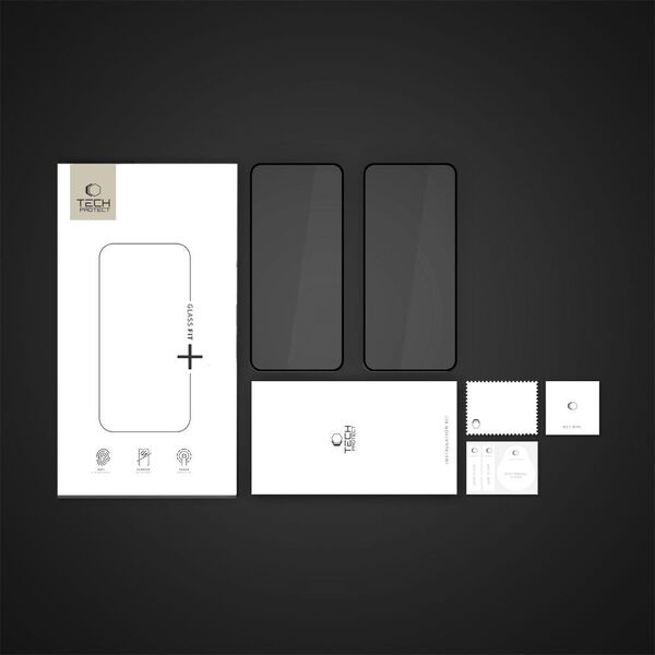 SZKŁO HARTOWANE TECH-PROTECT GLASS FIT+ 2-PACK GALAXY XCOVER 7 / 7 PRO BLACK