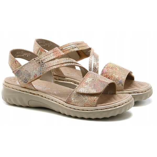 Rieker Sandals 60464-90 Beżowe 38