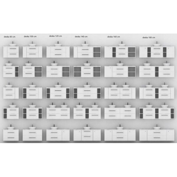 Cersanit S932-029 BLAT LARGA 180 BIAŁY// CER.LARGA-BLAT-160-BIAŁY0
