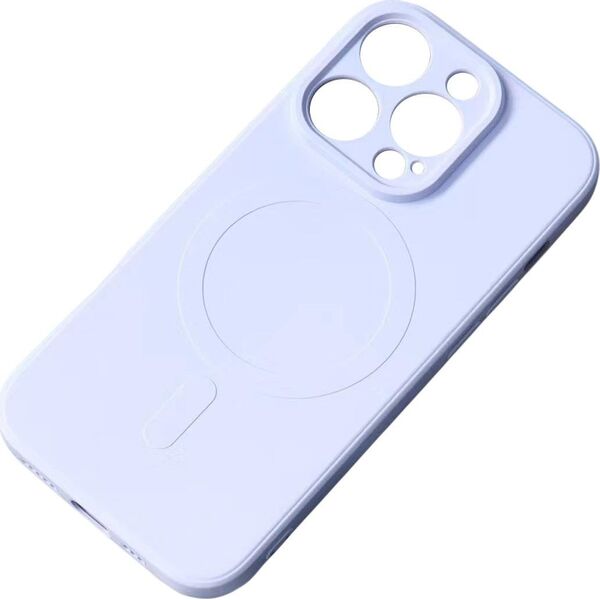 Hurtel Silikonowe etui kompatybilne z MagSafe do iPhone 15 Plus Silicone Case - niebieskie