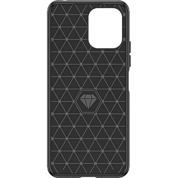 Hurtel Elastyczne etui wzór karbon do Xiaomi Redmi 12 Carbon Case - czarne