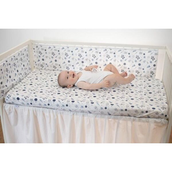 BabyMatex Ochraniacz 30 x 180 Bawełna Bump Air Design 03