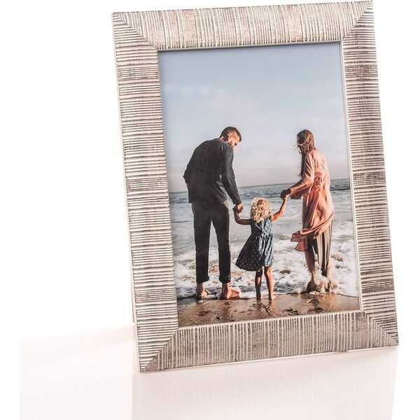 Κορνίζα Victoria Collection Photo frame Sand 15x21, ασημί (VI2456)